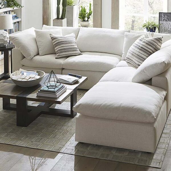 White sectional