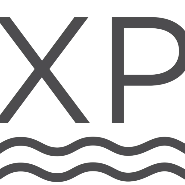 XP logo with wavy lines below