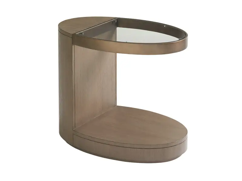 1f7173f37ec5cb3ff13291f328a00d2a Highball Oval End Table 725-953 - Image 1
