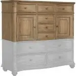 PFC Bedroom Weston Hills 6 Drawer Master Chest Deck with Cabinets P293128T