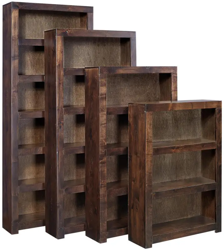 38f65639c88aac7dbf25c690cb6def19 Contemporary Alder 48" Bookcase - Image 1