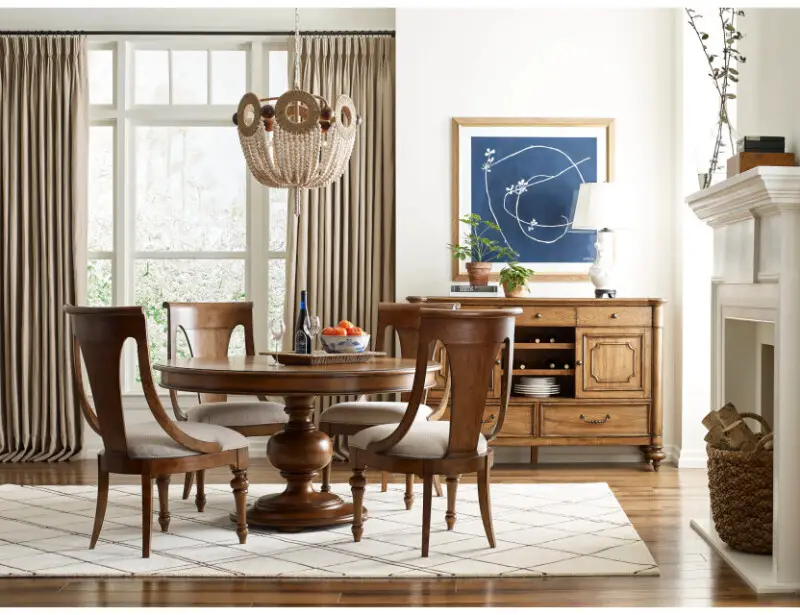 3e82c50b61a78160b8a55ce1bfd5c7dc Berkshire Hillcrest Round Dining Table - Complete - Image 1