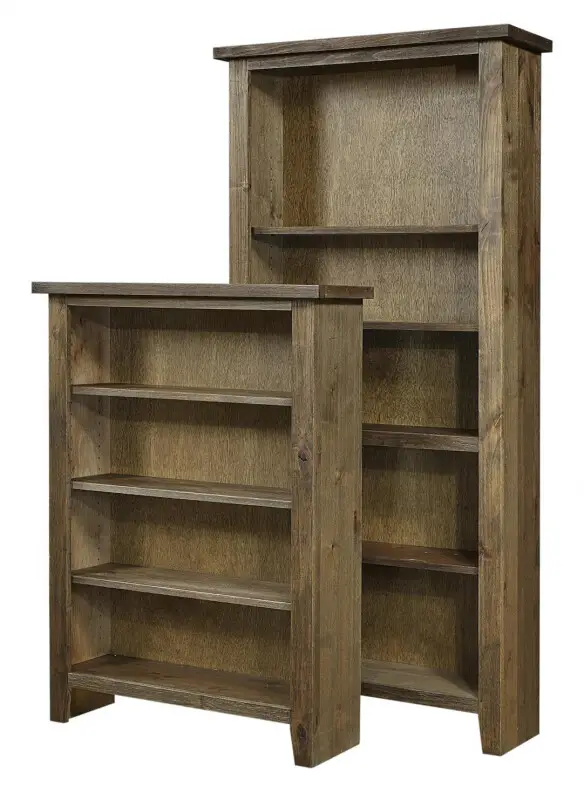 46d7620796f2194fda7a6a66df27b29c Alder Grove Bookcase 60"h 1 Fixed & 2 Adj Shelves - Image 1
