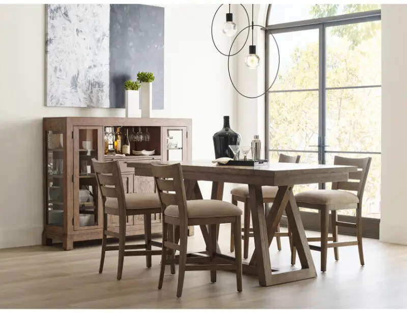 4784611d7c0b2380f4753ce7e1ae0043 Skyline Clover Counter Height Dining Table - Image 1