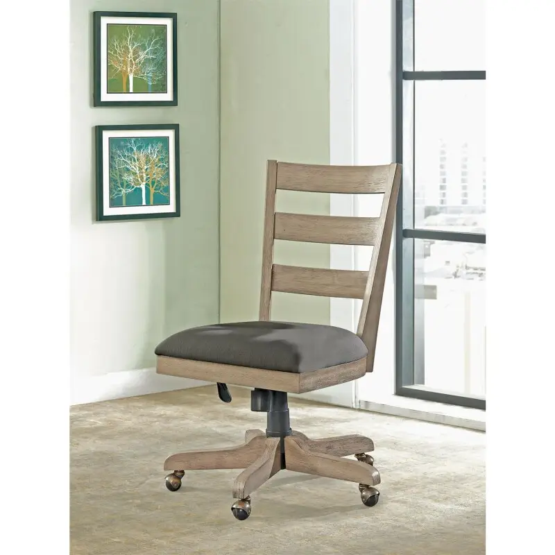 547adf8f75a2811169e8e4786f64b388 Perspectives Wood Back Uph Desk Chair - Image 1