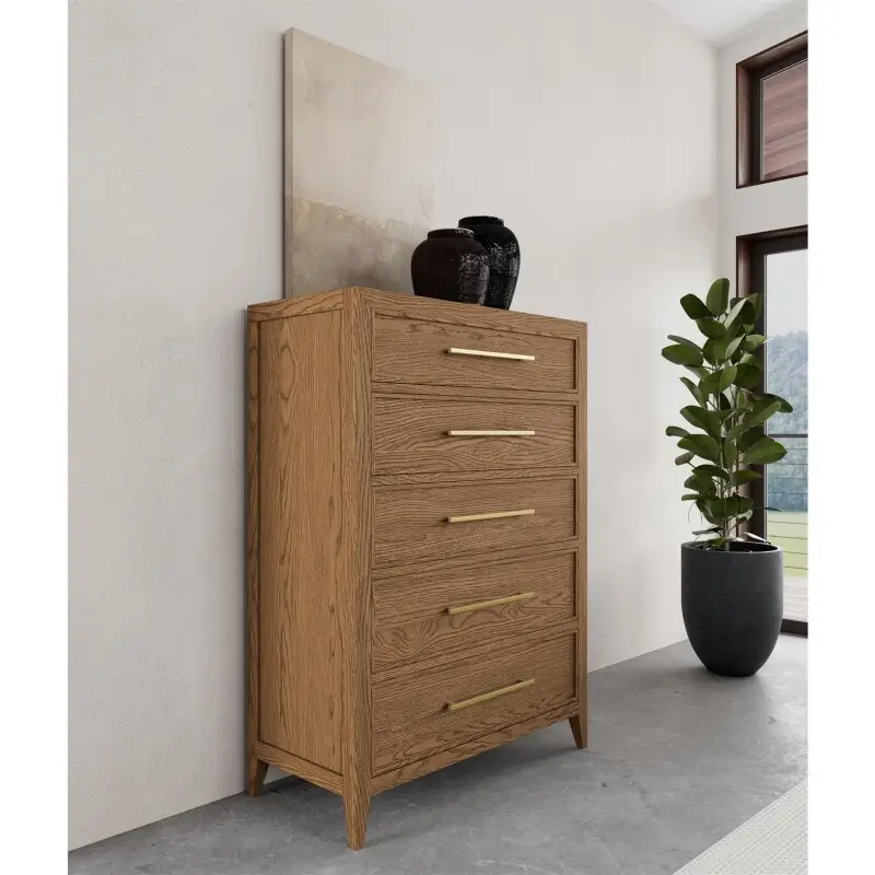 59b3eb973651387aeaa3d0c5c26ad566 Halbrooke Five Drawer Chest - Image 1