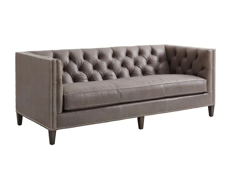 6537c3c05f02bc1bdfd3b8b597a30075 Monaco Leather Sofa LL7567-33 - Image 1