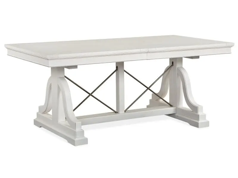7d1e82e4425e4069194b8d1cc6dcbada Heron D4400-25B Wood Trestle Dining Table Base KD - Image 1