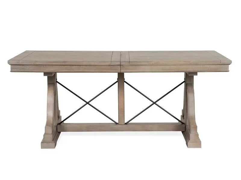 88dfb2b28651e79fa6a60542fd434526 Paxton D4805-25B Wood Trestle Dining Table Base KD - Image 1