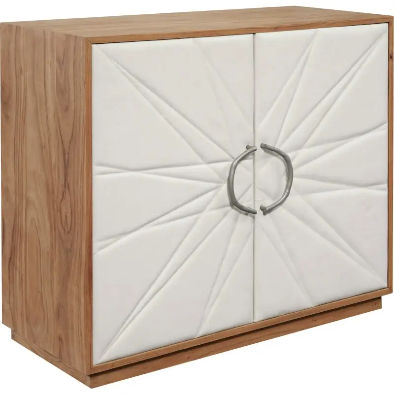 947f6842a9506ad4ad143b73ec3725af Furniture Living Room Two Door Leather Chest P301034 - Image 1