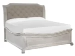 Bronwyn B4436-55R Wood Queen/King Bed Shaped Rails SU