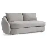 Moretti Fabric Left Arm Loveseat Without Pillows