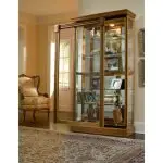 Furniture Living Room Two Way Sliding Door Curio 20484 - Image 4