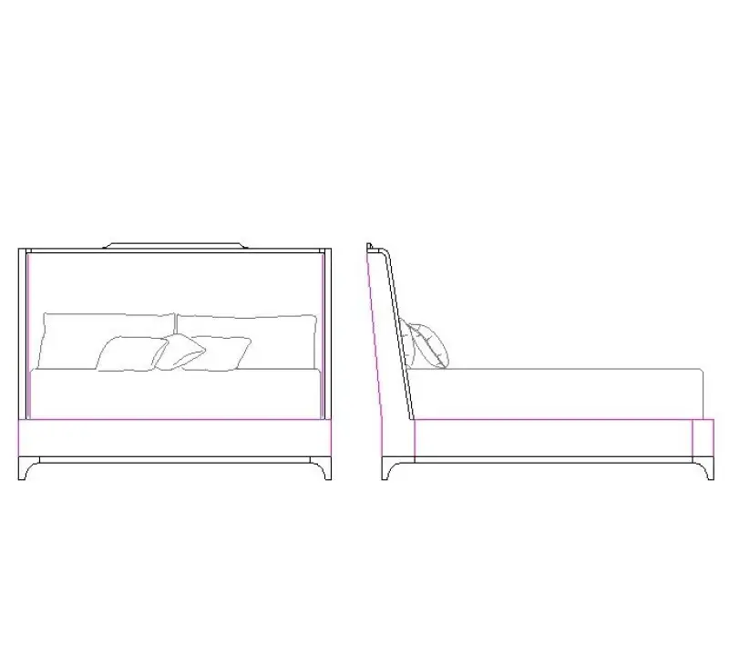 e613a19044a127f4d219826a72e1c4c4 Albion Shelter Bed King Footboard/Side Rails - Image 1