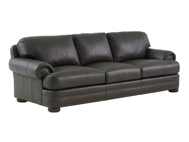 e868d06cbab454441c61eac7beb960ab Kensington Leather Sofa LL7137-33 - Image 1