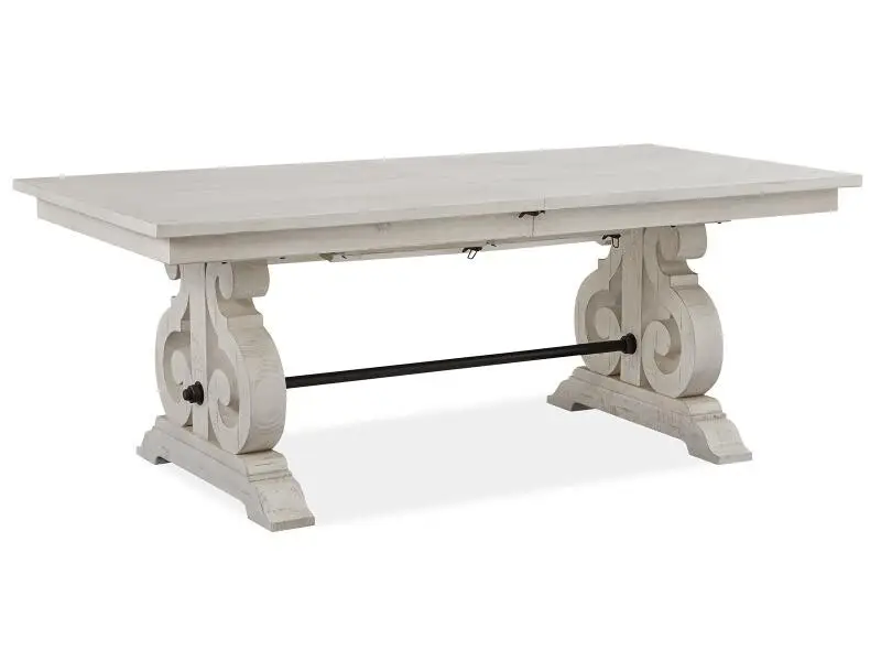 ea35153b1d91f07e79f4bc44006c0c13 Bronwyn D4436-20B Wood Rectangular Dining Table Base KD - Image 1
