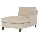 Mila Fabric Right Arm Chaise Without Pillows