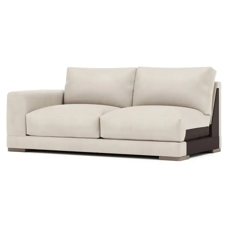 fc3f0d162796dd04ed19c1993754d46a Lars Leather Left Arm Loveseat Without Pillows - Image 1