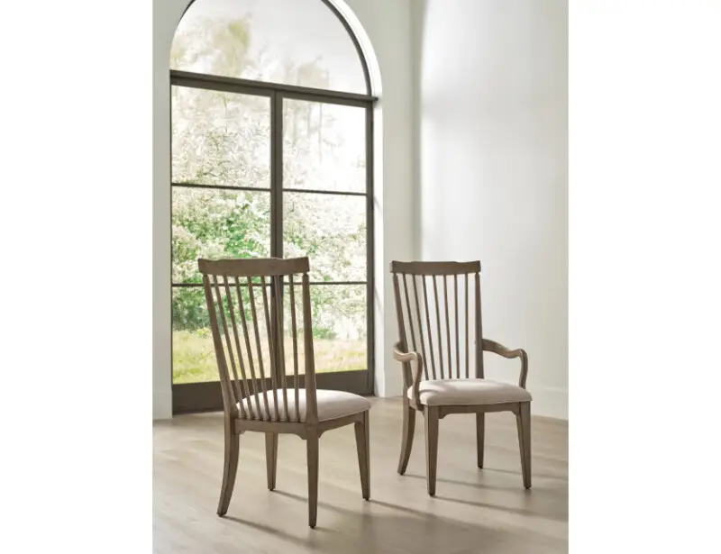 fd1c1788310859015c7bb06a2bd52df4 Carmine Vincent Spindle Back Arm Chair - Image 1