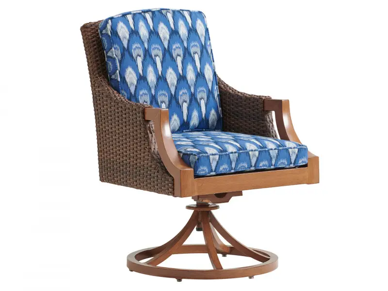 05c87474bb5afd2efe5dbdf9526c8763 Harbor Isle Swivel Rocker Dining Chair - Image 1