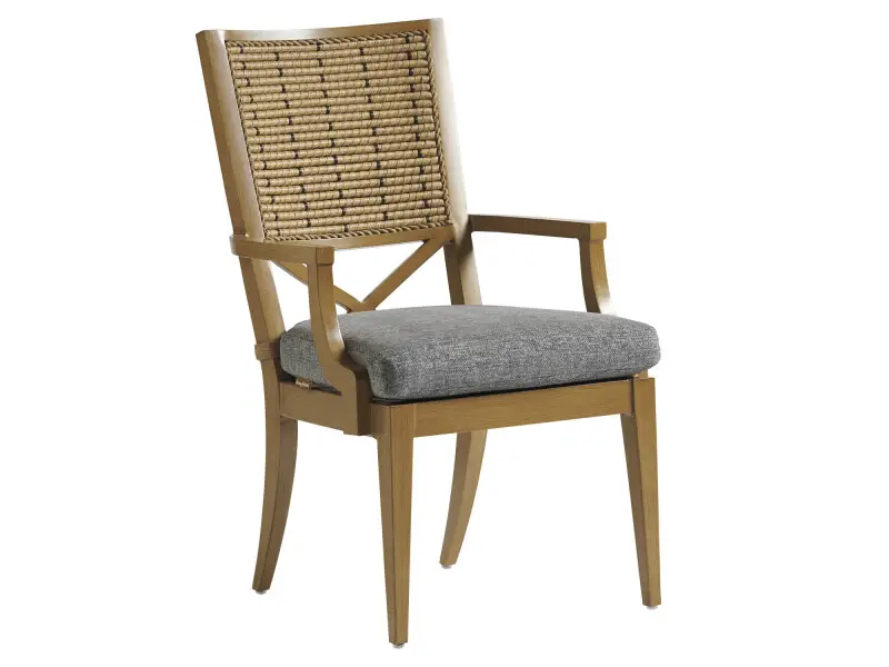 0c486fbb4e377ea24b22704d05fbe75a Los Altos Valley View Arm Dining Chair 3930-13 - Image 1