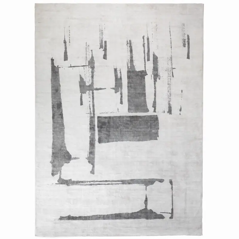 16462957eebd3f7103ed52da9cbea1e0 Edifice Rug-cream/charcoal-5 X 8 - Image 1