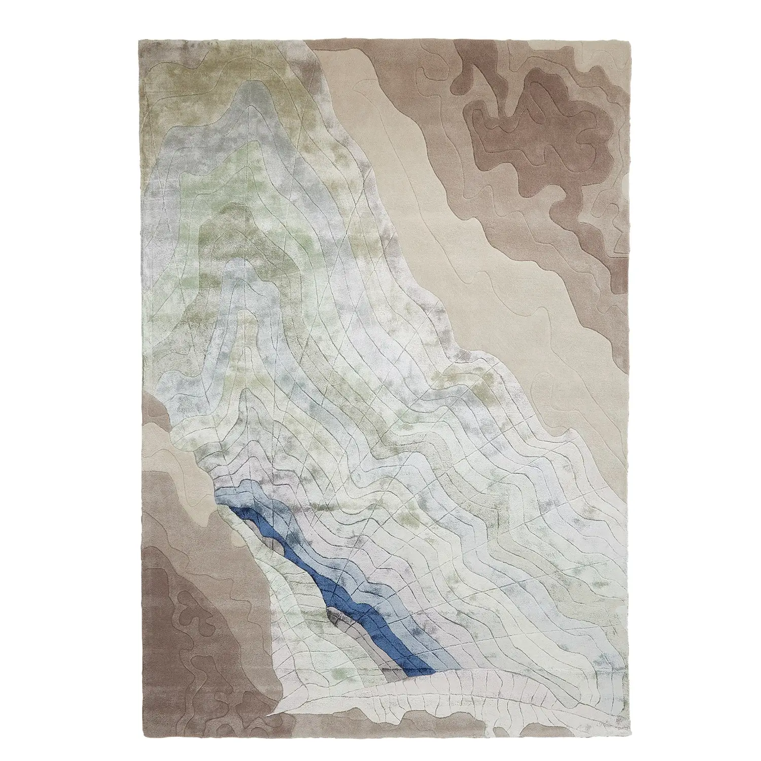 1997b267f8a238c82351a86ab9f17221 Fractured Rug-cool-8 X 10 - Image 1