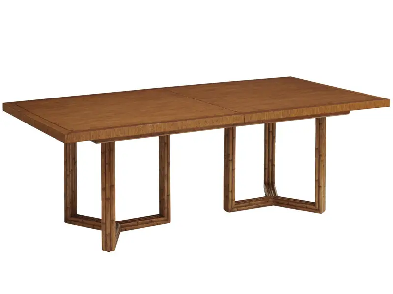 47a0aa62a88b77439edf6e9f04024422 Palm Desert San Marino Double Pedestal Dining Table - Image 1