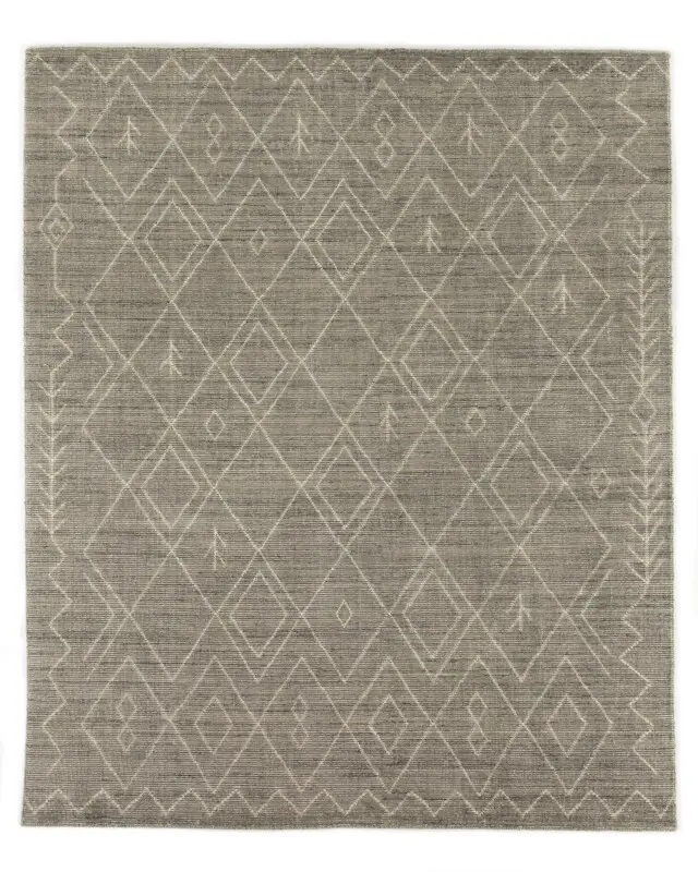 Nador Moroccan Hand Knotted Rug 9x12' - 230615-005