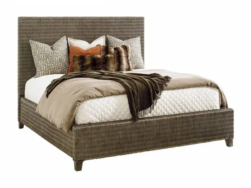 5ce90f8732050b8bb004999851309718 Cypress Point Driftwood Isle Woven Platform Headboard 6/0 California King 562-135HB - Image 1