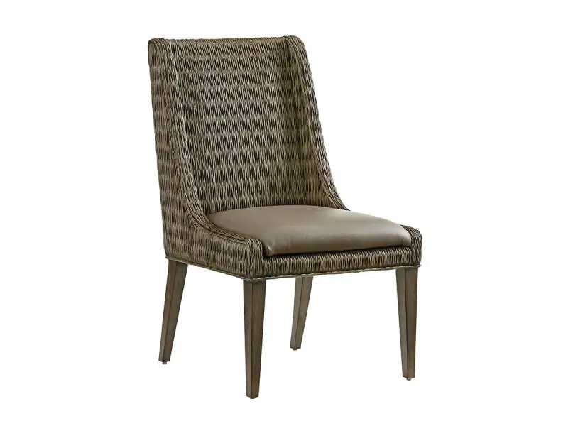 63576beb2e1ed3a0984b7e31637f64e5 Cypress Point Brandon Woven Side Chair 562-882-01 - Image 1