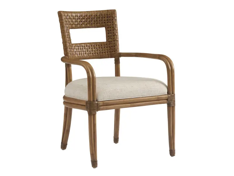 7cb6629fdcee1f6d2c802e8639d60990 Key Biscayne Delano Woven Arm Chair - Image 1
