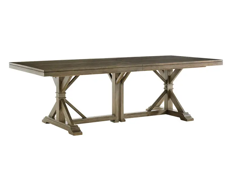 8df036f7034d835033e11c80bfbb5b8a Cypress Point Pierpoint Double Pedestal Dining Table 561-876C - Image 1