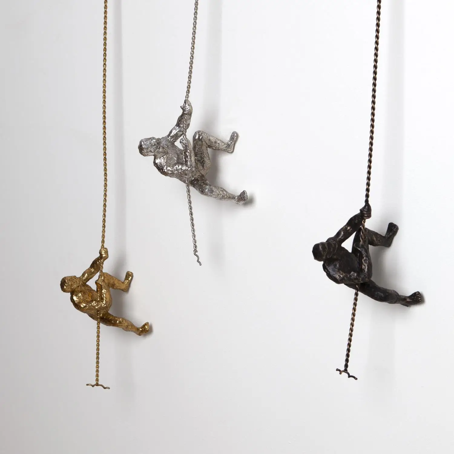 9fbc5e542bef003e90246d4295e69300 Climbing Man-wall Mounted-thai Gold Leaf - Image 1
