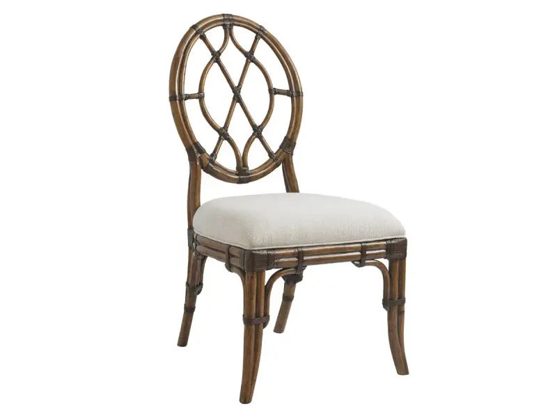 a854e7569fa8c8341f472d656ddf0f7b Bali Hai Cedar Key Oval Back Side Chair - Image 1