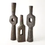 Ebba Vase-Rugged Brown-Sm 710774
