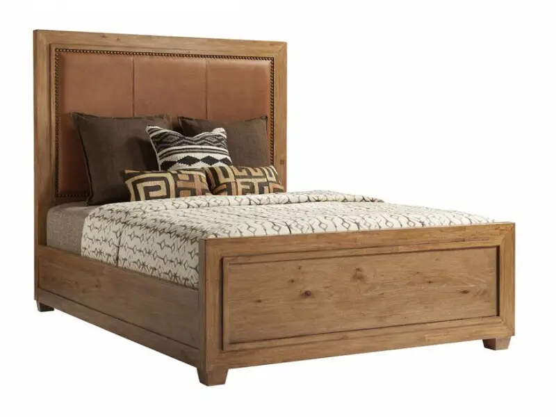cd4132f6957d1ffb2ec065b079523a1d Los Altos Antilles Upholstered Panel Bed 5/0 Queen 566-143C - Image 1