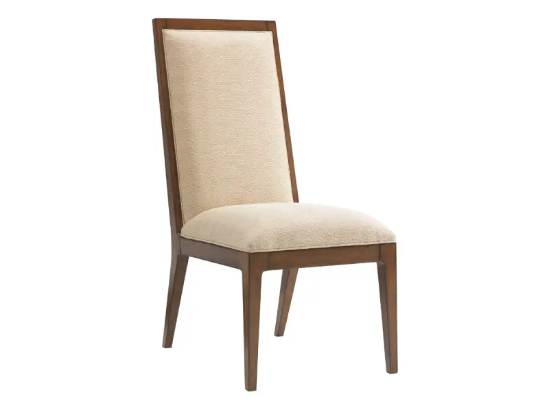 e24badb6782bca9ee5d2b3c61499dd05 Island Fusion Natori Slat Back Side Chair - Image 1