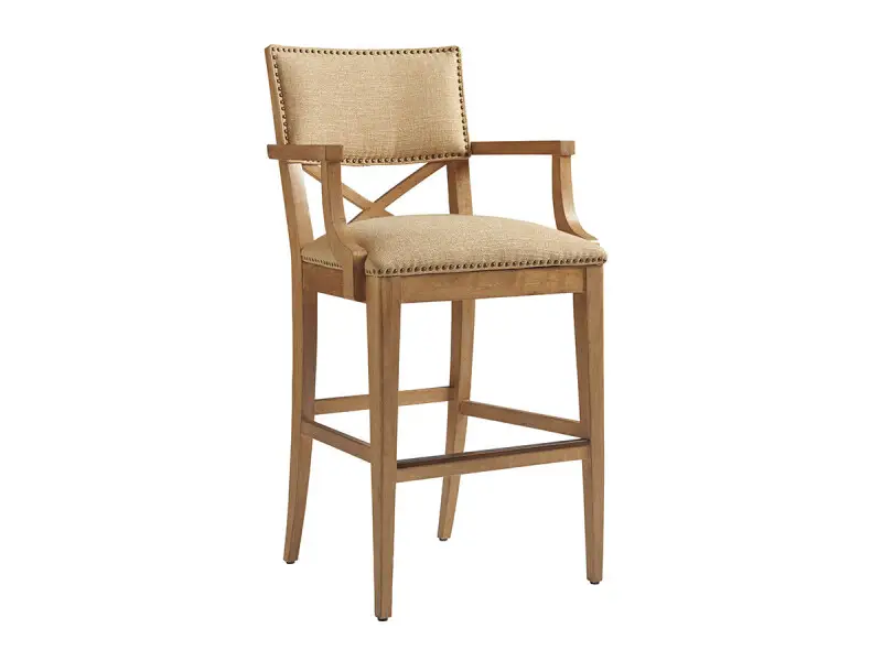 e7a28bc5bd1f597994fbb55d8cb49945 Los Altos Sutherland Upholstered Bar Stool 566-896-01 - Image 1