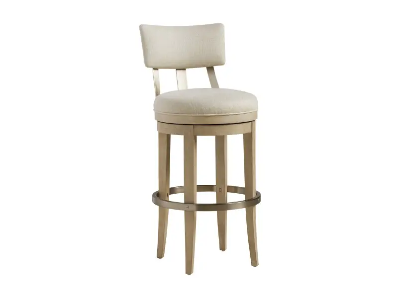 f9c20153cddda6de2ed7a8e7102a9602 Malibu Cliffside Swivel Upholstered Bar Stool - Image 1