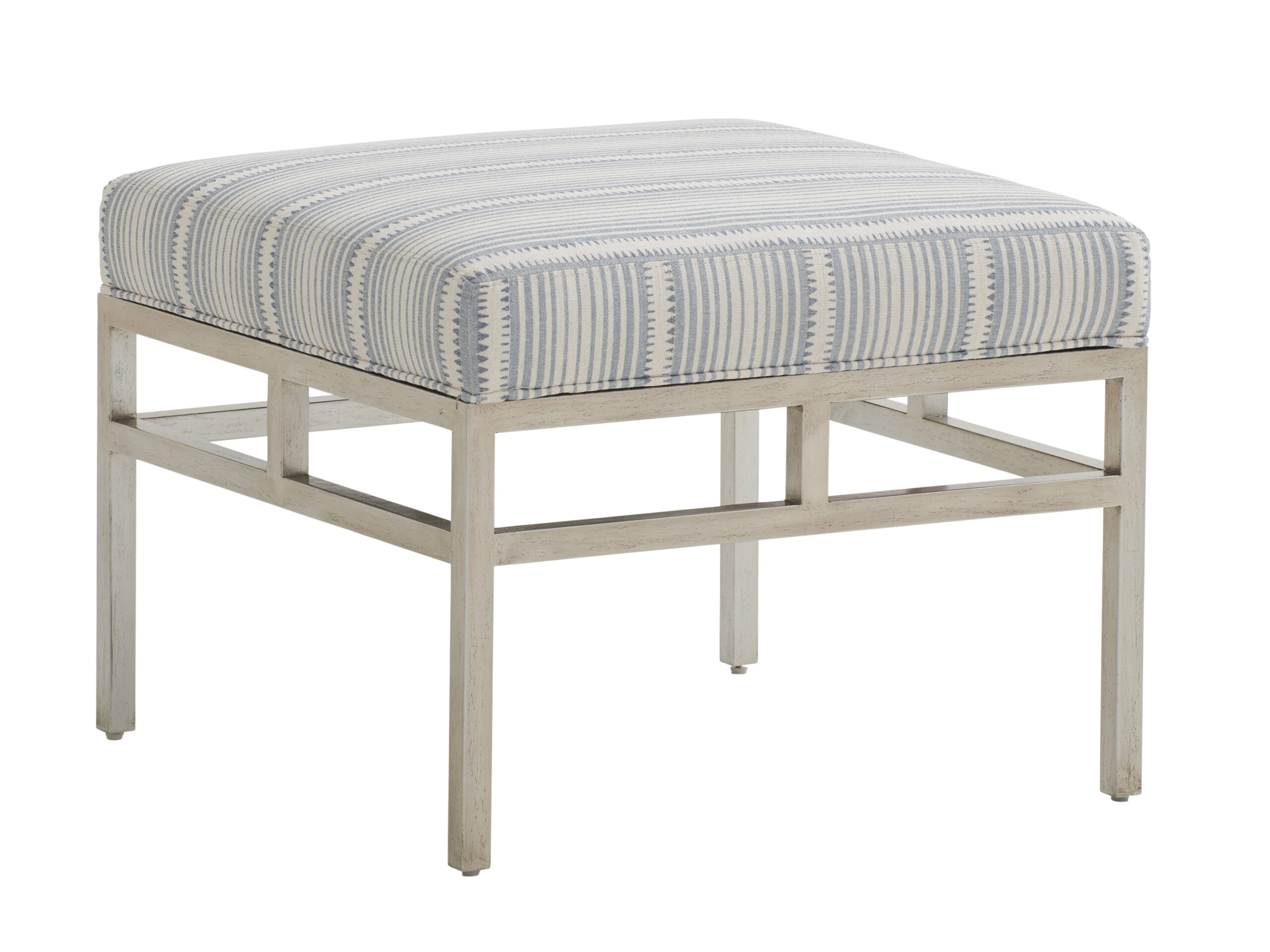 03aec0454505d68f945fd1319525184a Barclay Butera Upholstery Lucca Metal Ottoman 5460-44 - Image 1
