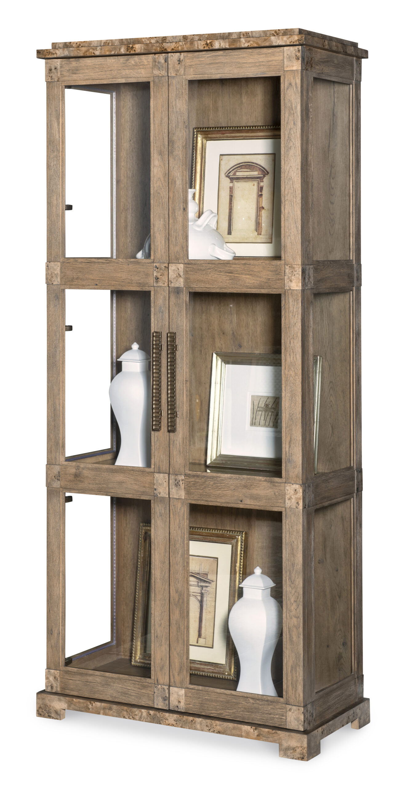 1187d0c4acb018cc3a5c654b5b3fcd93 CBA-772-V1 - Monterey Tall Display Cabinet - Hawthorne Light - Image 1