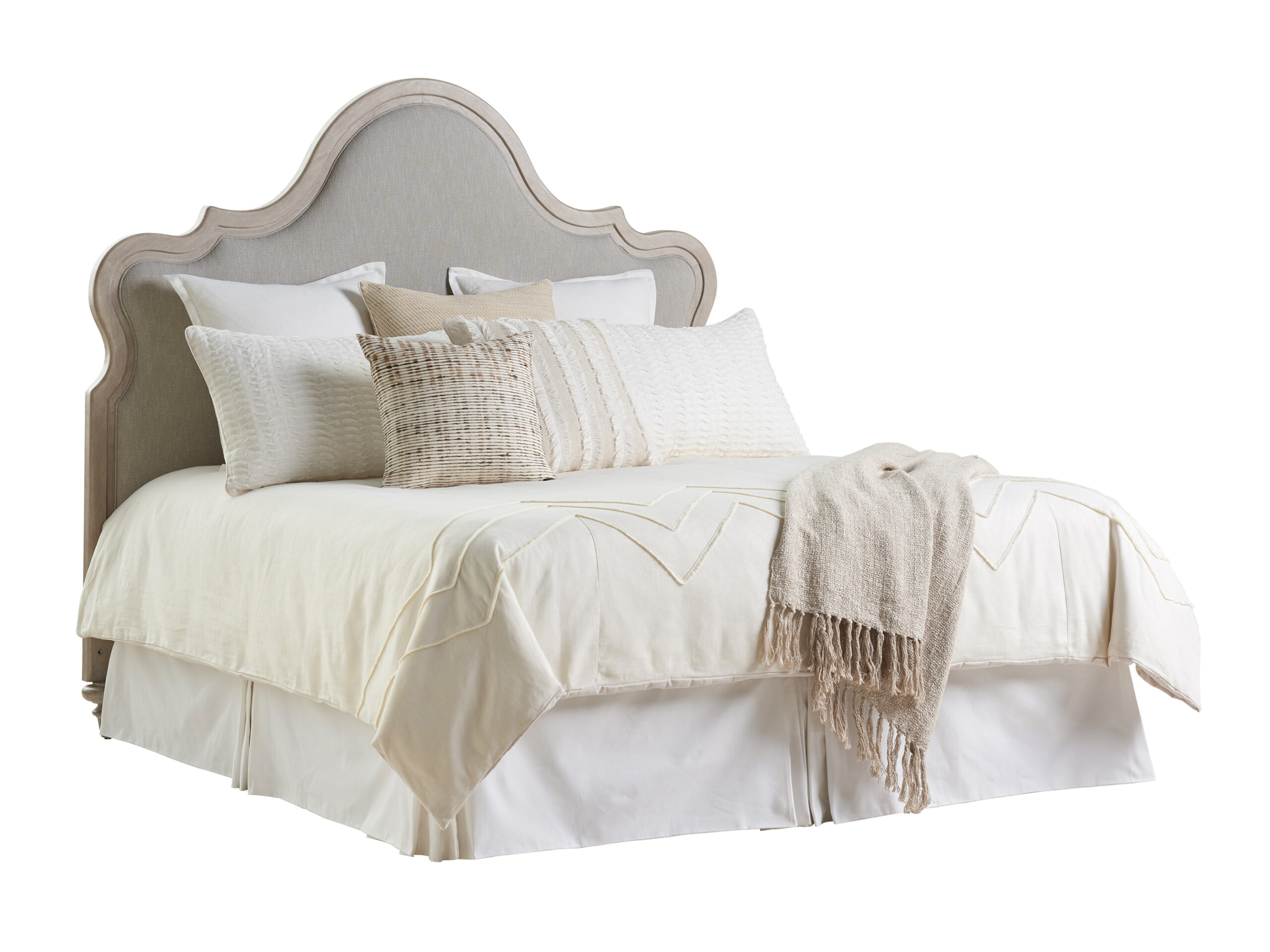 69206bf8b9b925eac10cf180e8a46122 Malibu Zuma Custom Upholstered Headboard 5/0 Queen - Image 1