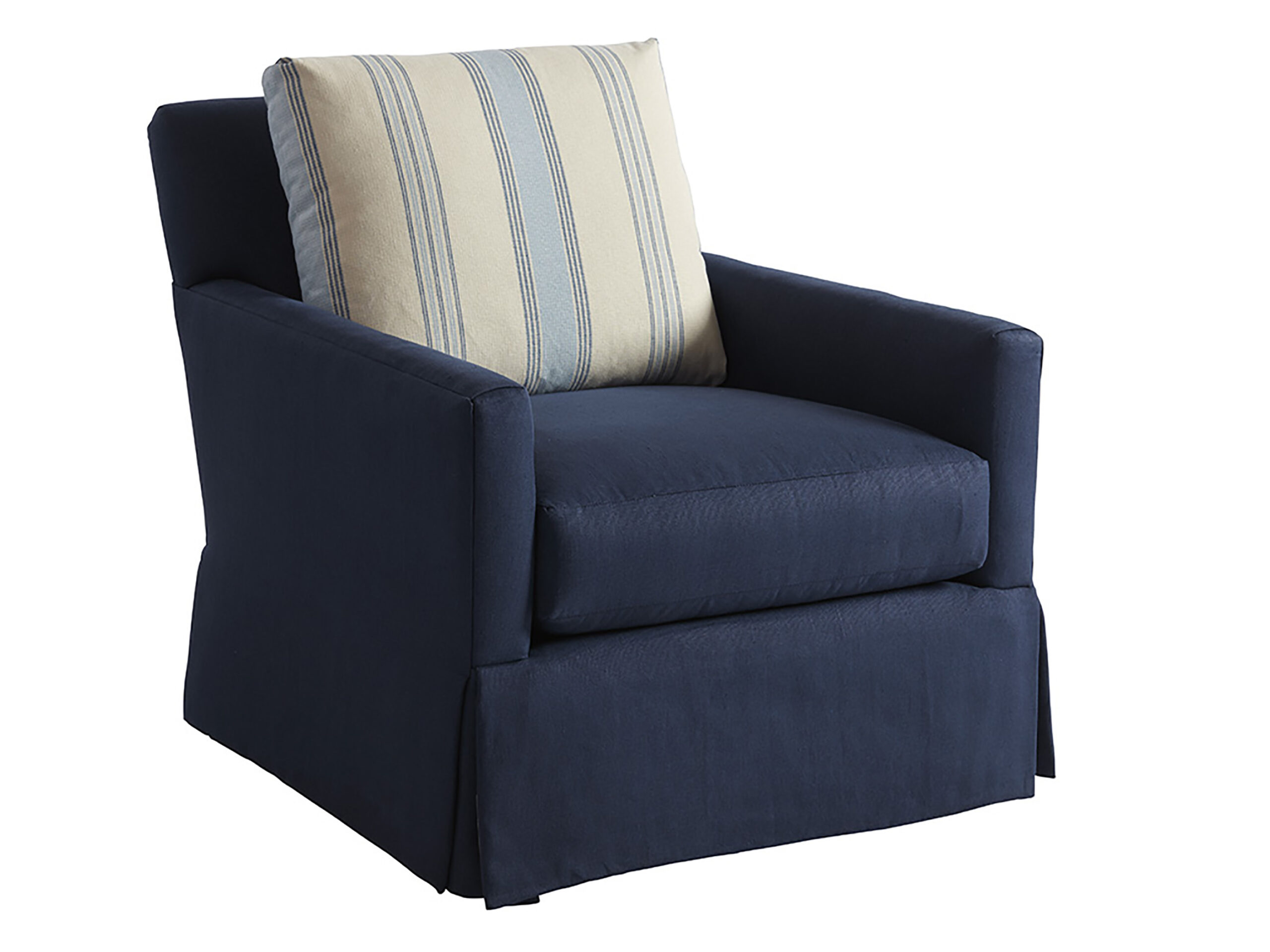 6b9bba10d5bc1fcd4c5cc8b068e19ca5 Barclay Butera Upholstery Harlow Swivel Chair 5418-11SW - Image 1
