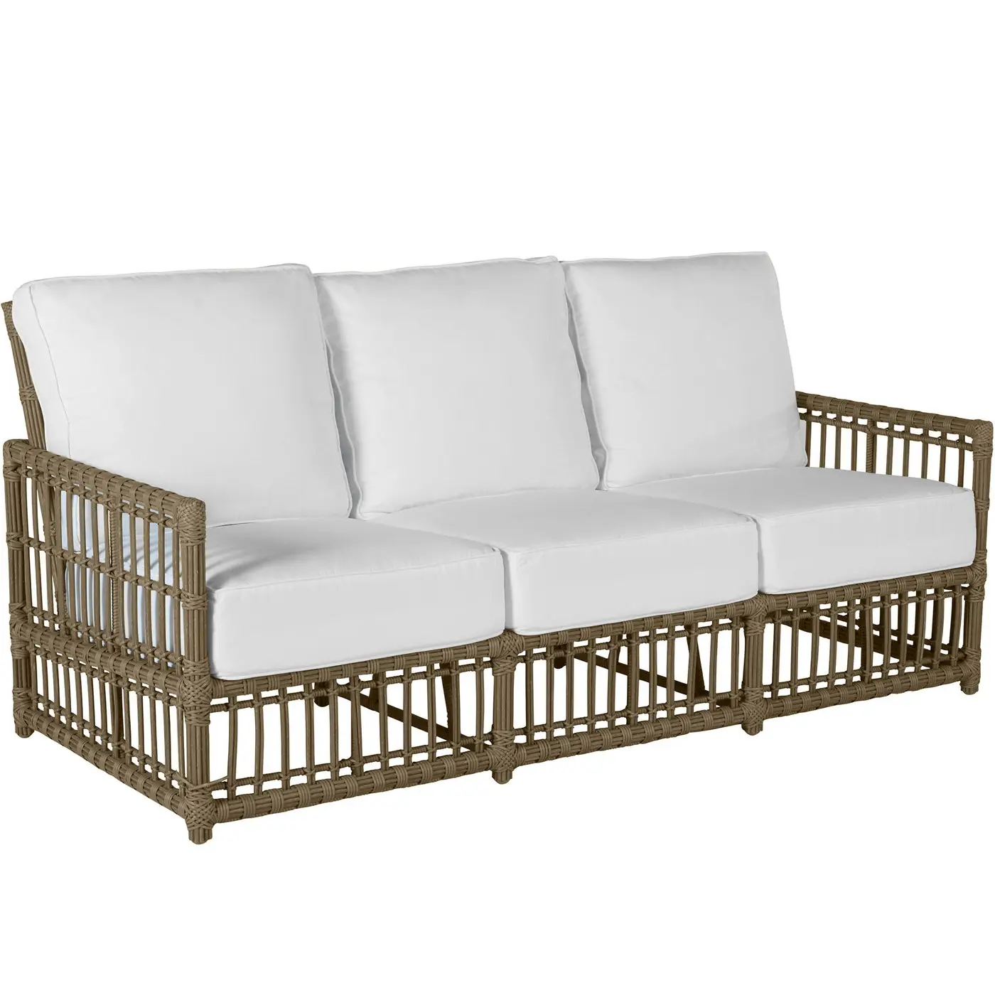0519217e23af213f9c38be56ae36d0d7 Newport N-dura Resin Wicker Outdoor Sofa - Image 1