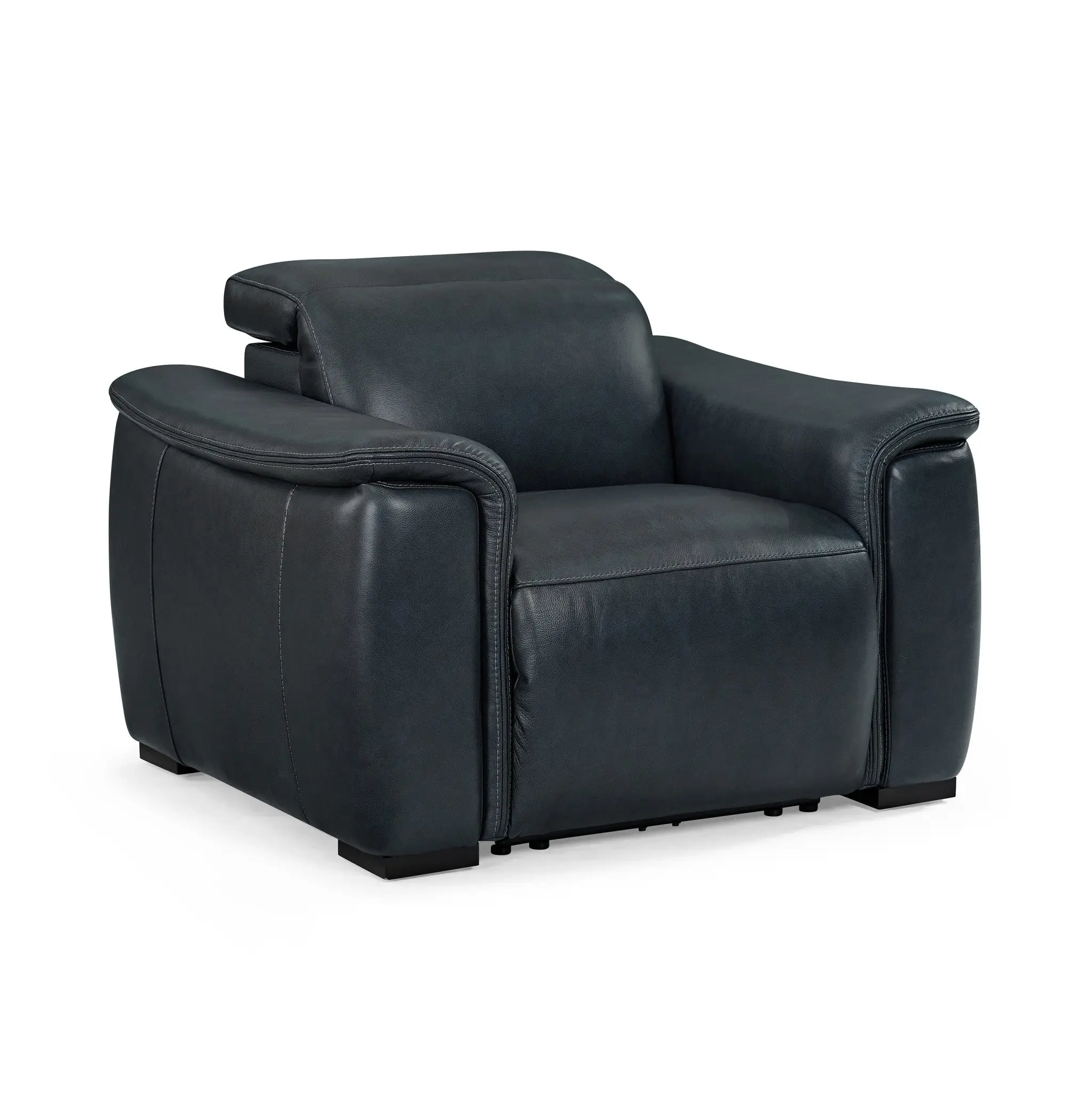 0c43b844bb94aa625e357f3c06ba3121 Camden Leather Power Recliner with Power Headrest - Image 1