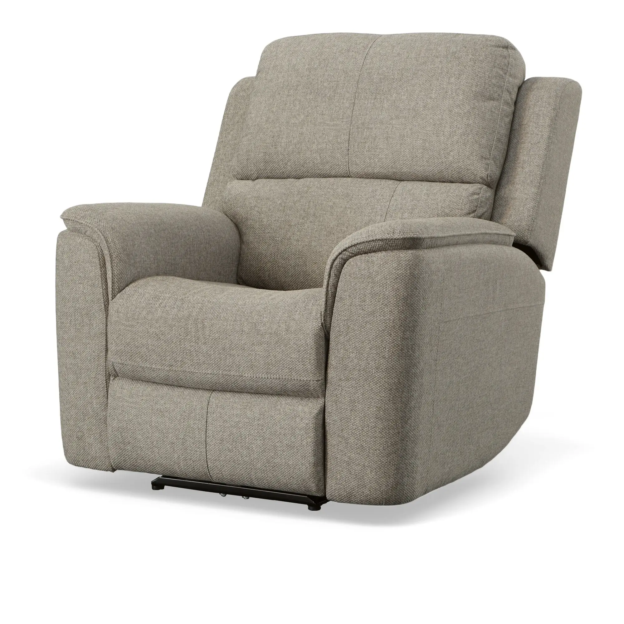 1201784cdec55615a03b228fcd504c9e Henry Fog Fabric Power Recliner with Power Headrest & Lumbar - Image 1