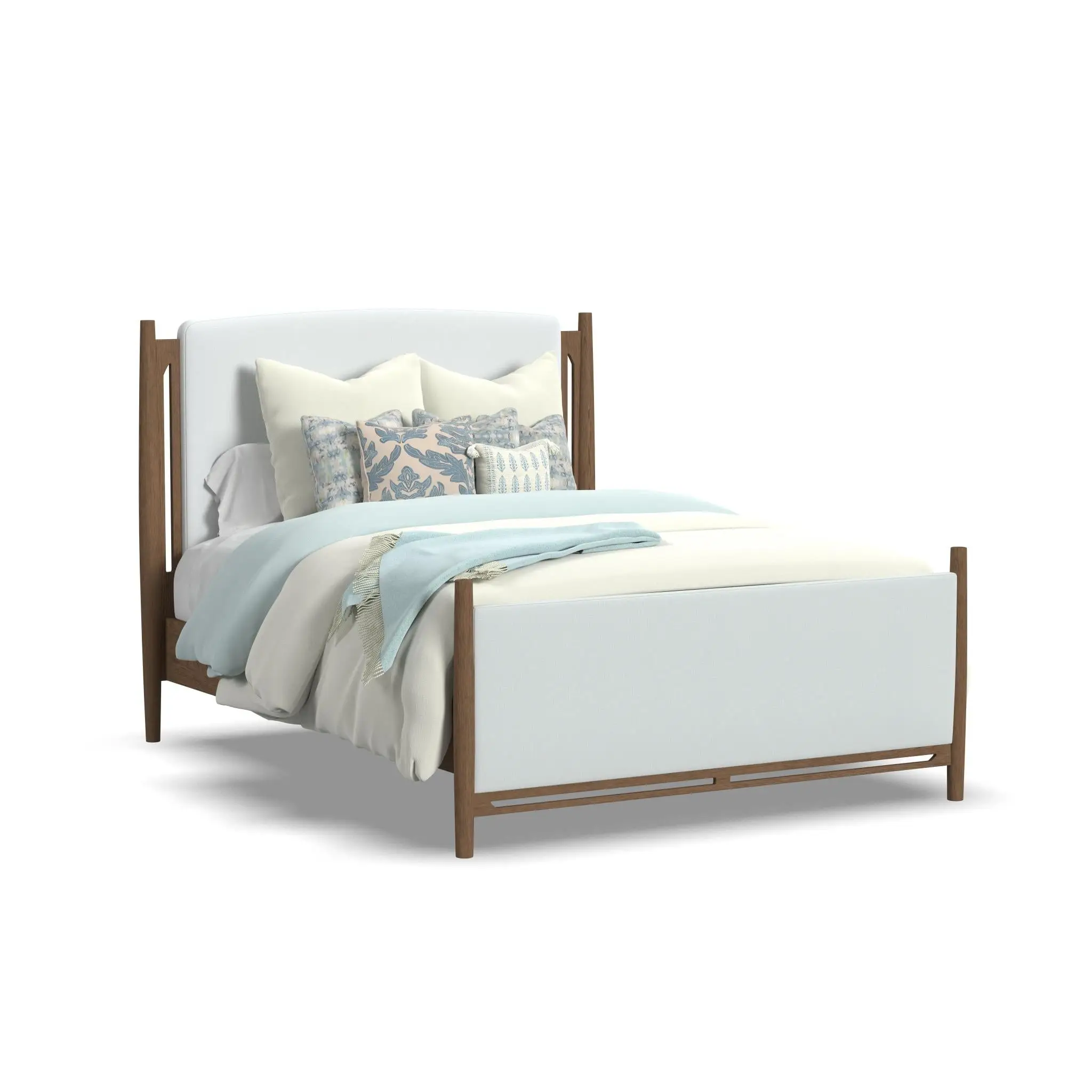 19e7257fd15bb3cb8a6db002d5e396d0 Verona Queen Upholstered Bed - Image 1