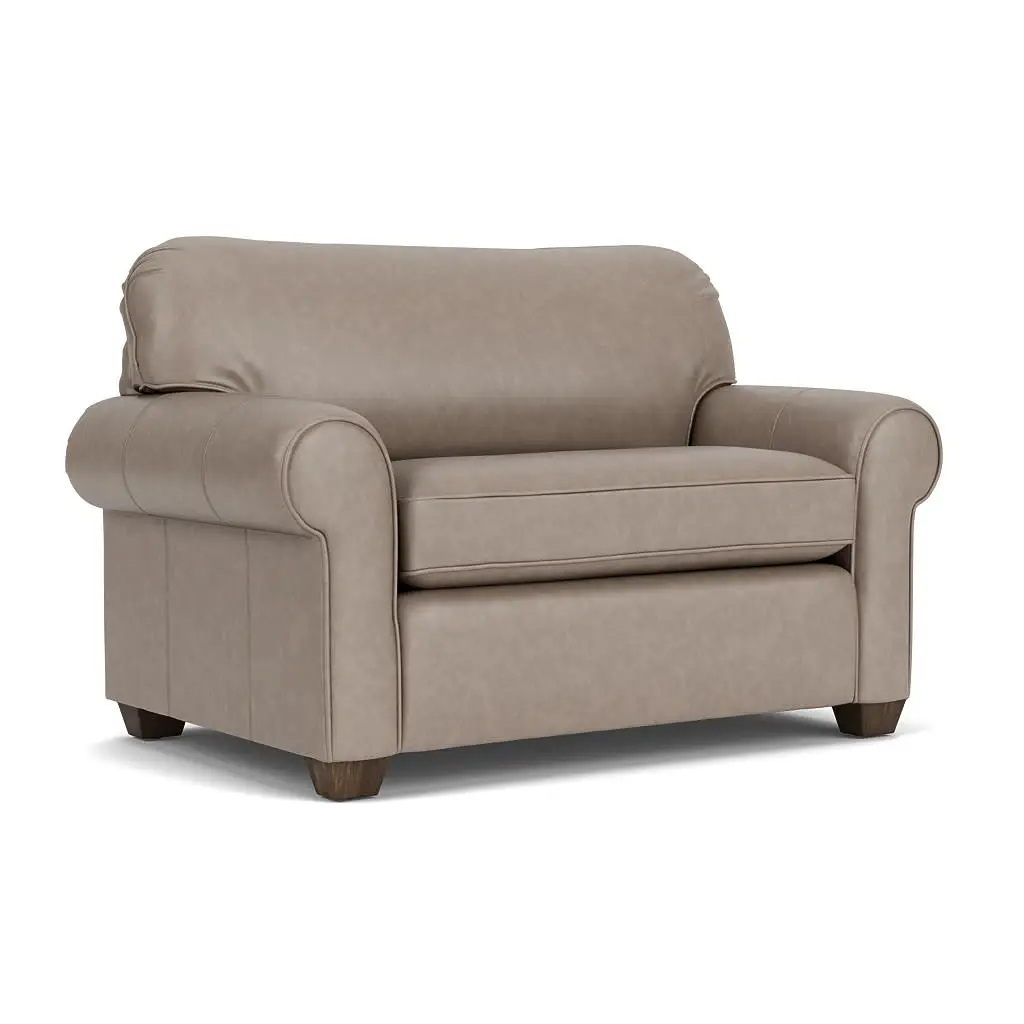 1ae0add998b764eda61e7bb55f6a2fc3 Thornton Leather Twin Sleeper - Image 1