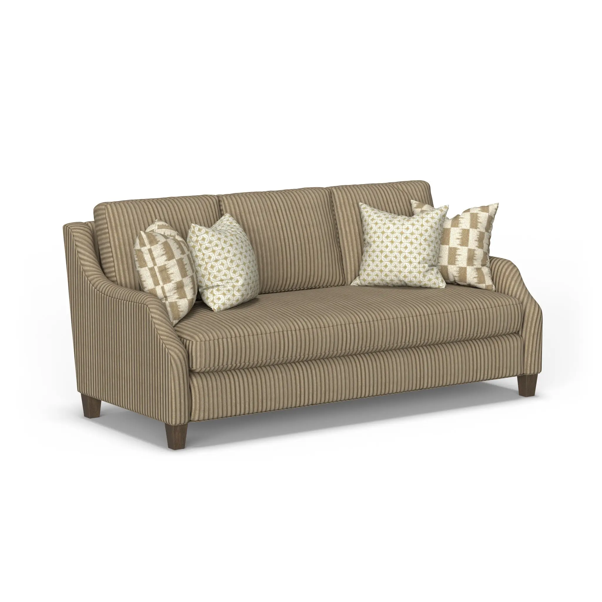 1d8c6b81313728bafa0d03236dca2175 Gianna Fabric Bench Sofa - Image 1